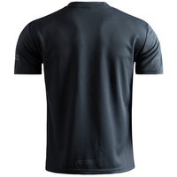 Dostosuj LOGO oddychające koszulki do biegania mężczyźni topy koszulki szybkie suche siłownia z krótkim rękawem T Shirt paski odblaskowe odzież sportowa 4